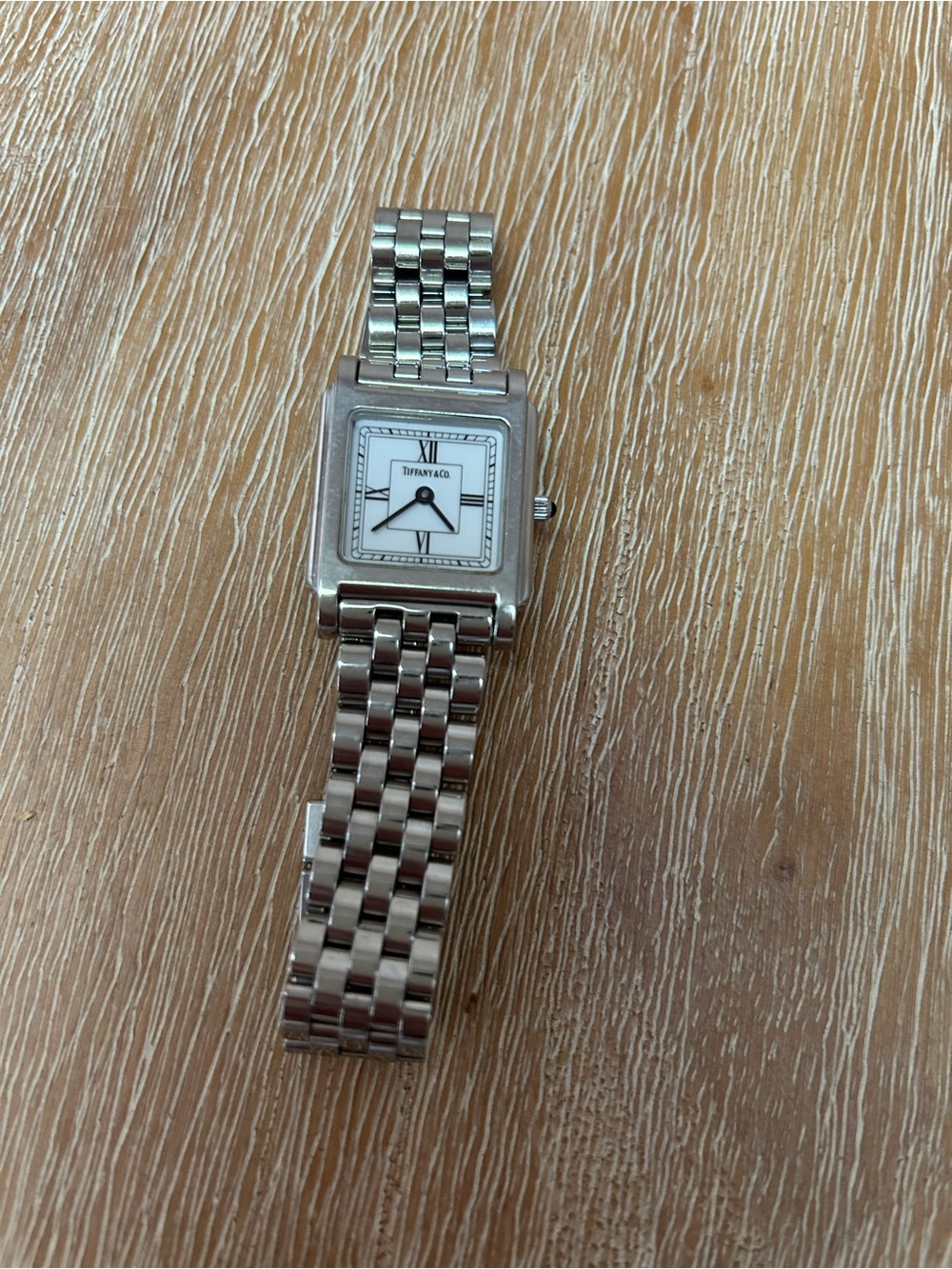 Tiffany & Co. Silver-Tone Rectangular Bracelet Watch for women - Picture 5 of 10